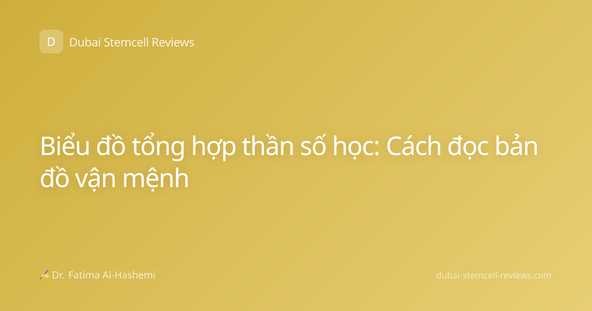 Biểu đồ tổng hợp thần số học: Cách đọc bản đồ vận mệnh