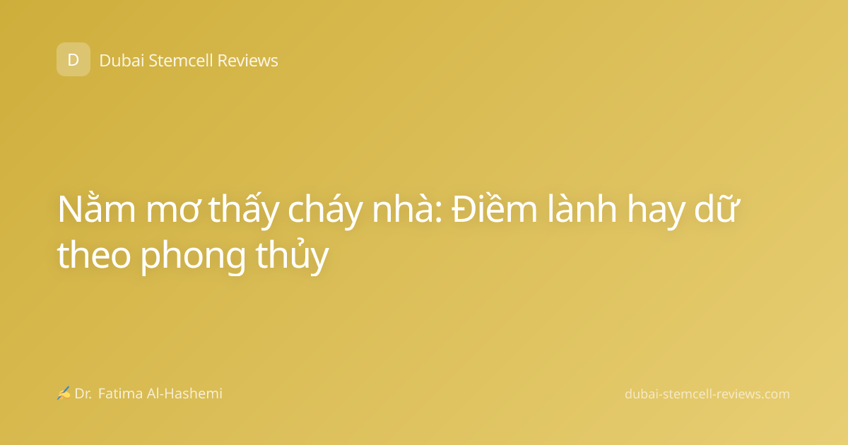 Nằm mơ thấy cháy nhà: Điềm lành hay dữ theo phong thủy