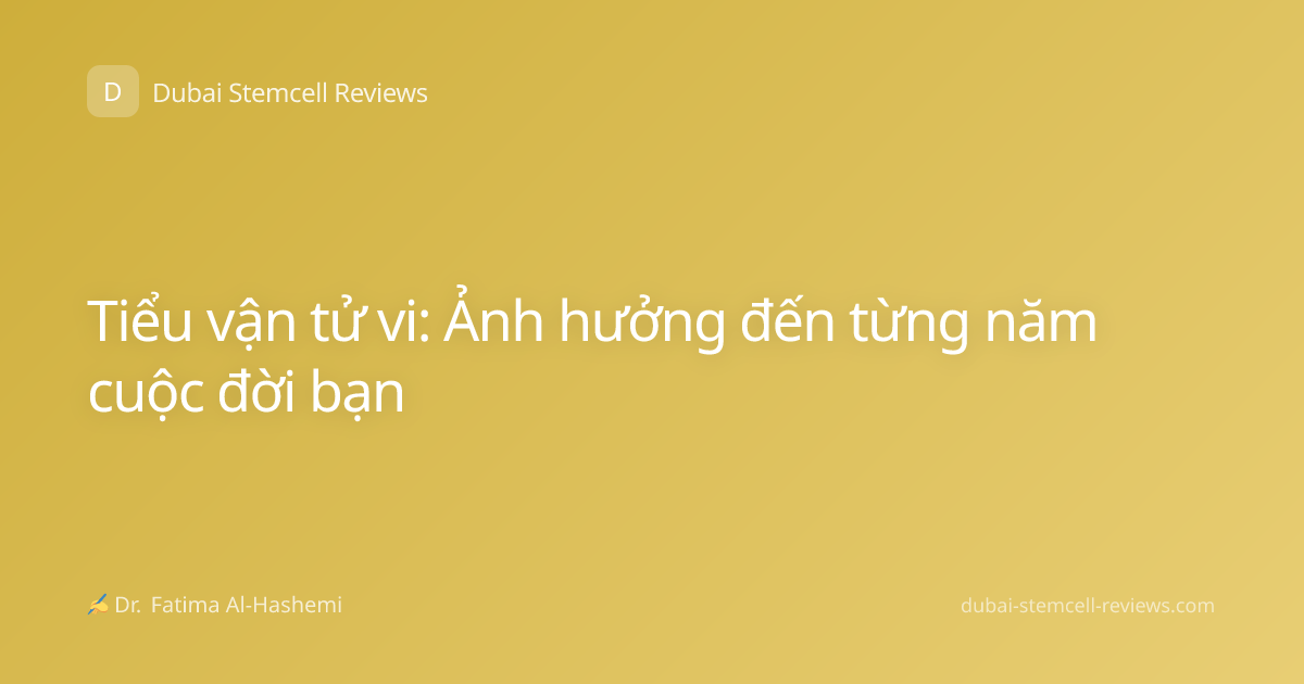 Tiểu vận tử vi: Ảnh hưởng đến từng năm cuộc đời bạn
